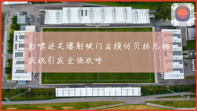 彭啸逆足爆射破门后模仿贝林厄姆庆祝引发全场欢呼